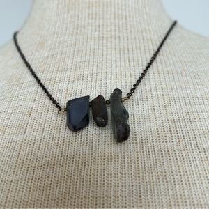 Smokey Quartz Crystal Necklace